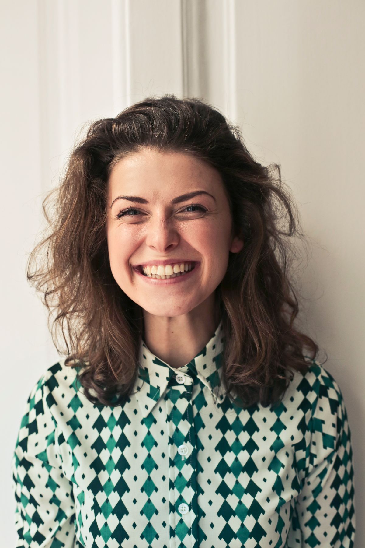 Retrato de mujer sonriente